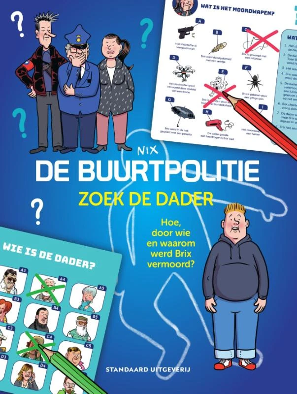 De Buurtpolitie: Zoek de dader – Nix – boek cover
