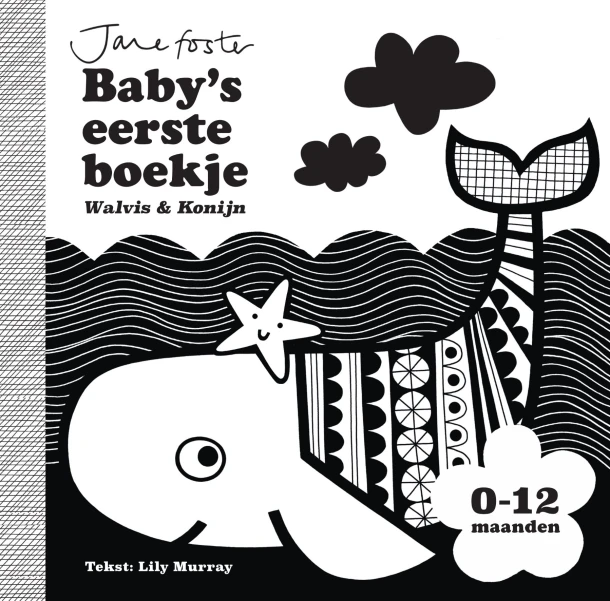 Baby's eerste boekje: Walvis & Konijn – Jane Foster – boek cover