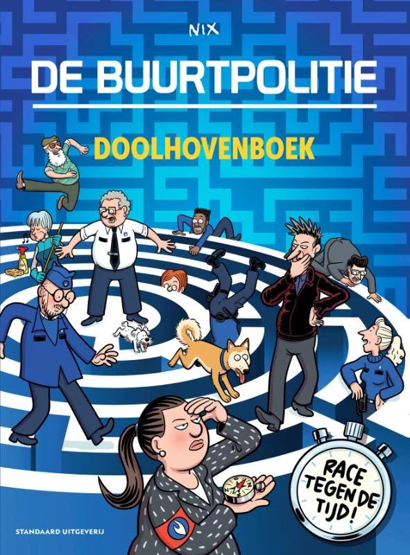 De Buurtpolitie Doolhovenboek – Nix – boek cover