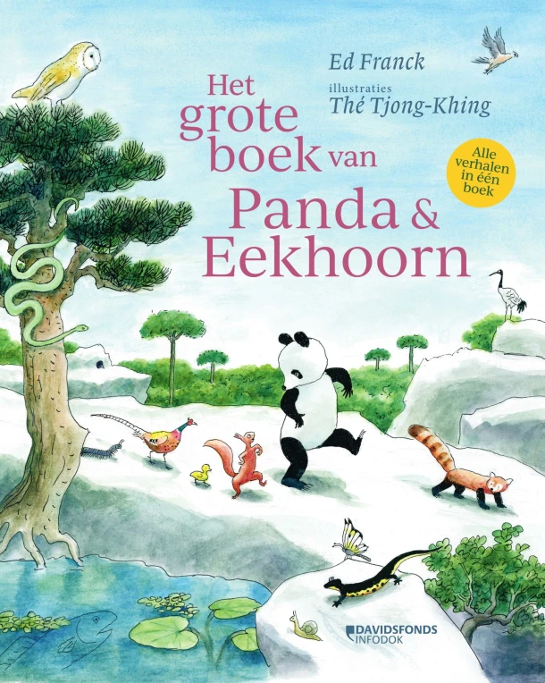 Het grote boek van Panda en Eekhoorn – Ed Franck – boek cover