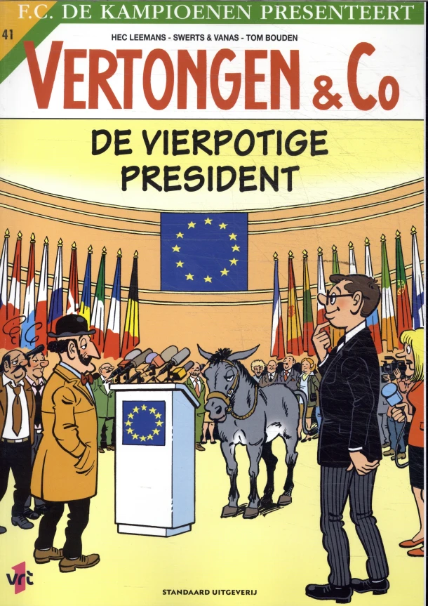 De vierpotige president – Hec Leemans – boek cover