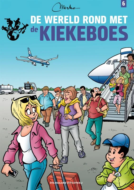 De wereld rond met de Kiekeboes – Merho – boek cover