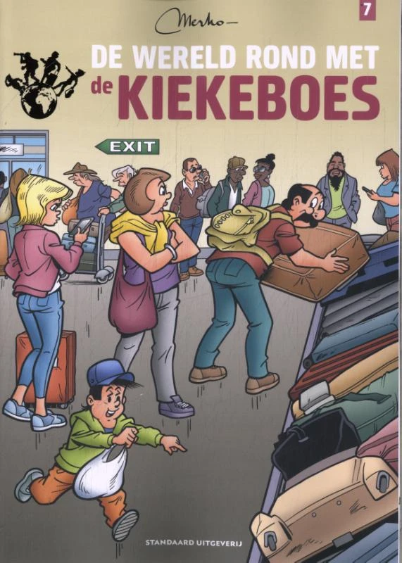 De wereld rond met de Kiekeboes – Merho – boek cover