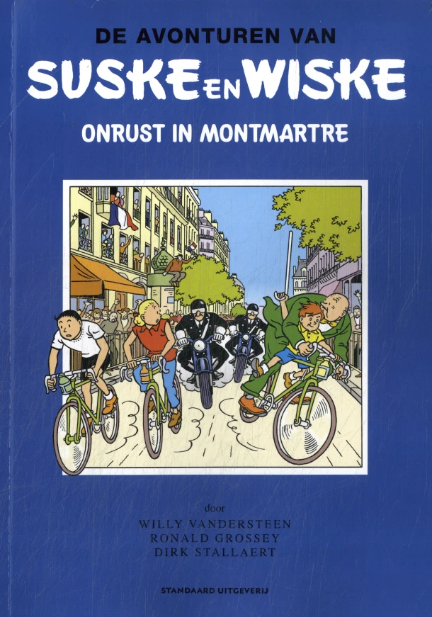 Onrust in Montmartre – Willy Vandersteen – boek cover