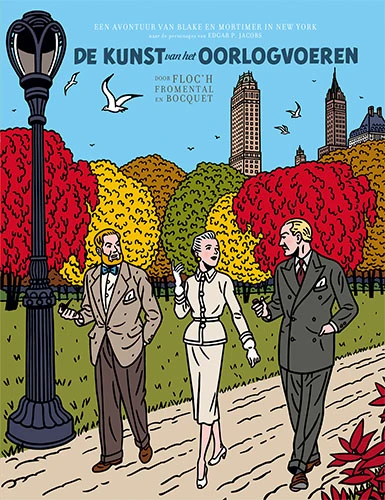 Blake en Mortimer door Floc'h - De kunst van het oorlogvoeren – Jean-Luc Fromental – boek cover