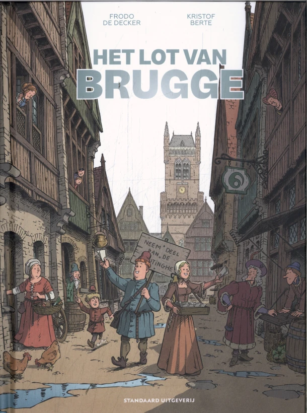 Het lot van Brugge – Kristof Berte – boek cover