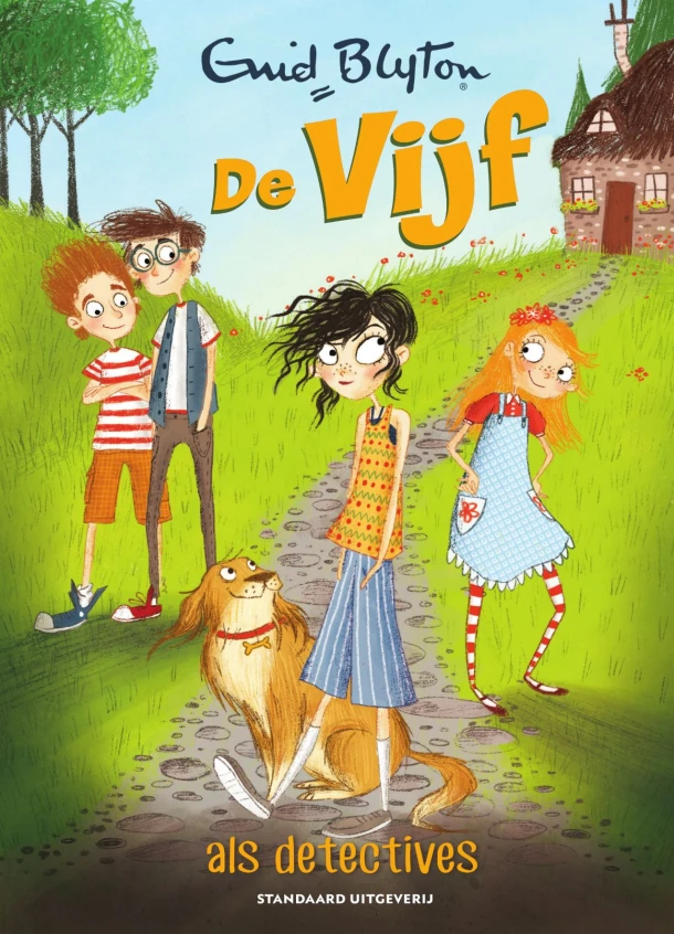 De Vijf als detectives – Enid Blyton – boek cover