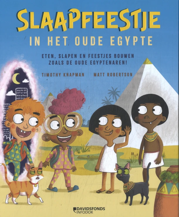 Slaapfeestje in het oude Egypte – Timothy Knapman – boek cover