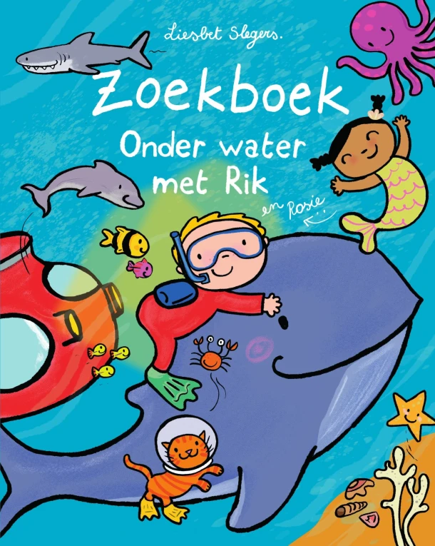 Zoekboek Onder water met Rik – Liesbet Slegers – boek cover