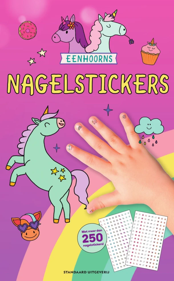 Nagelstickers Eenhoorns – Ruthje Goethals – boek cover