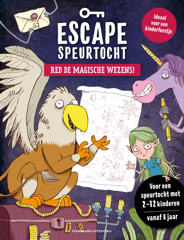 Escape-speurtocht: Red de magische wezens! – Hannah Lang – boek cover