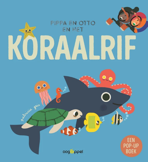 Pippa en Otto en het koraalrif - een pop-upboek – Patricia Geis – boek cover