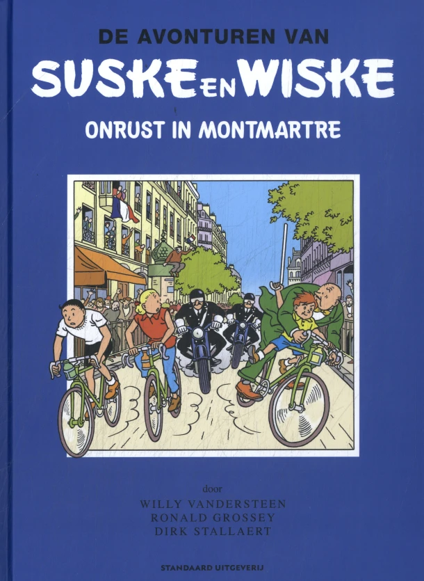 Onrust in Montmartre – Willy Vandersteen – boek cover
