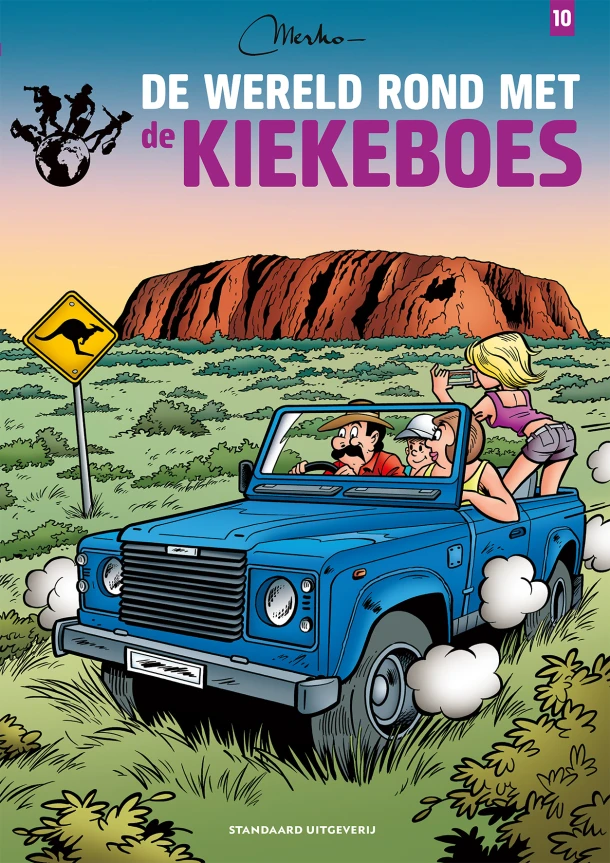 De wereld rond met de Kiekeboes – Merho – boek cover