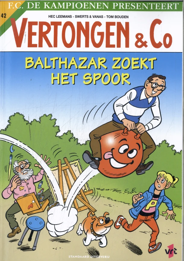 Balthazar zoekt het spoor – Hec Leemans – boek cover