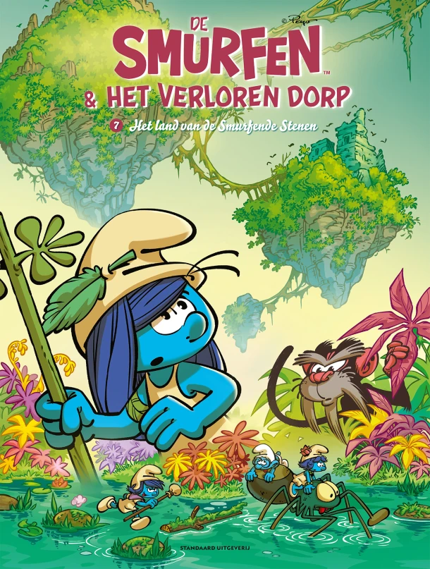 Het land van de Smurfende Stenen – Peyo – boek cover