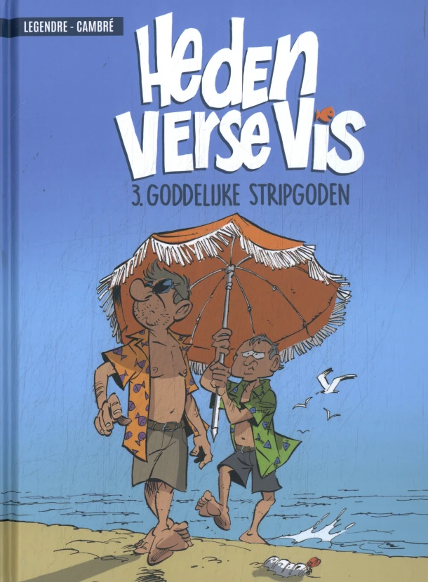Goddelijke stripgoden – Legendre – boek cover