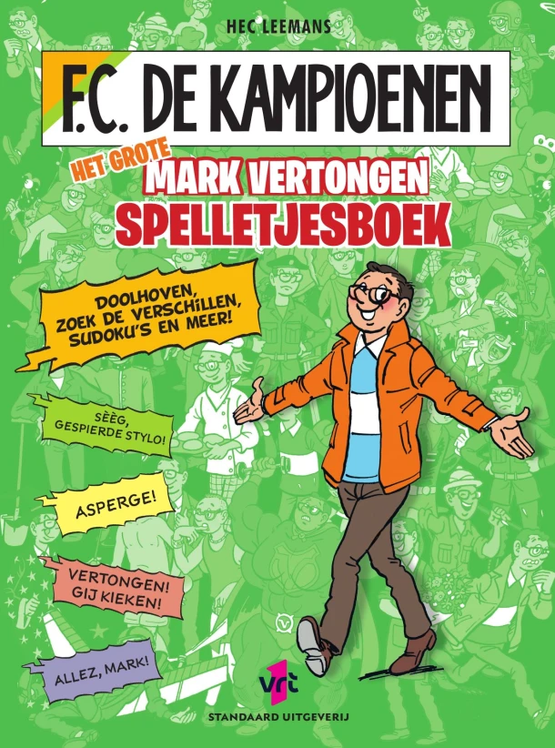 Het grote Mark Vertongen spelletjesboek – Hec Leemans – boek cover