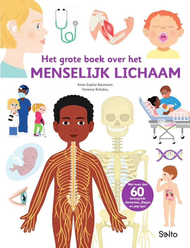 Het grote boek over het menselijk lichaam – Anne-Sophie Baumann – boek cover