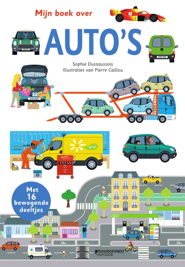 Mijn boek over auto's – Sophie Dussaussois – boek cover