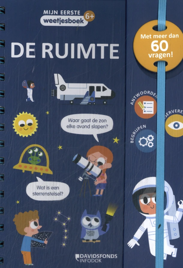 Mijn eerste weetjesboek: De ruimte – Aurore Meyer – boek cover