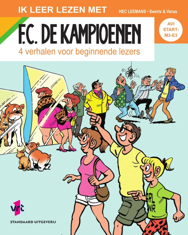 4 verhalen voor beginnende lezers – Hec Leemans – boek cover