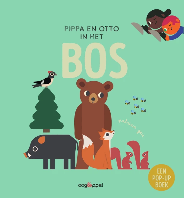 Pippa en Otto in het bos - Een pop-upboek – Patricia Geis – boek cover