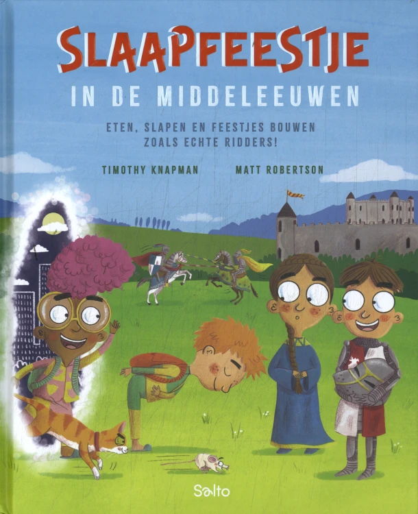 Slaapfeestje in de middeleeuwen – Timothy Knapman – boek cover