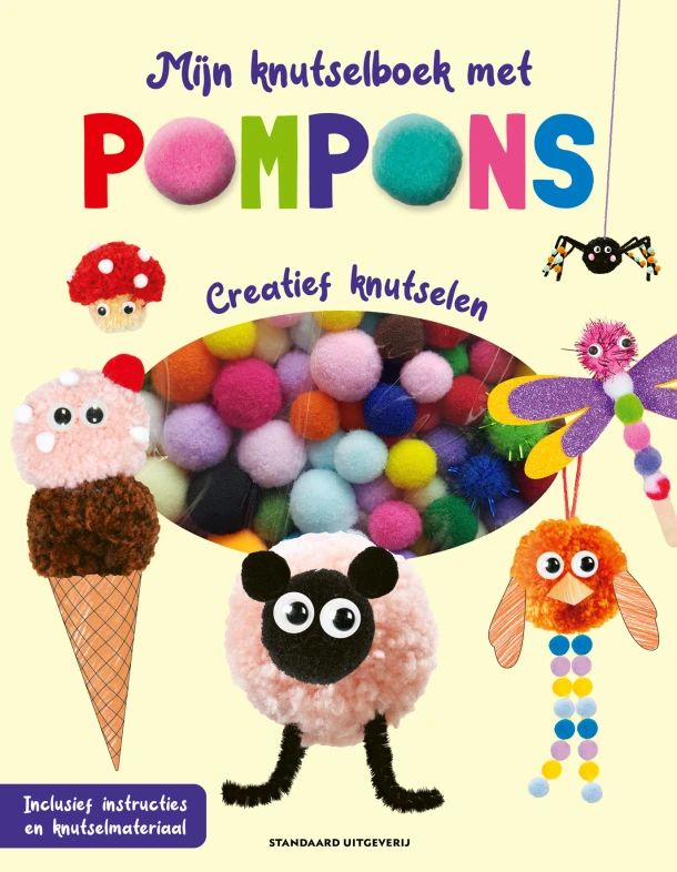 Mijn knutselboek met pompons – boek cover
