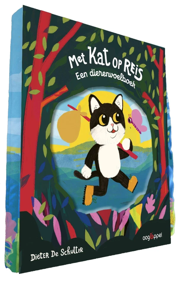 Met Kat op reis: Een dierenvoelboek – Dieter de Schutter – boek cover