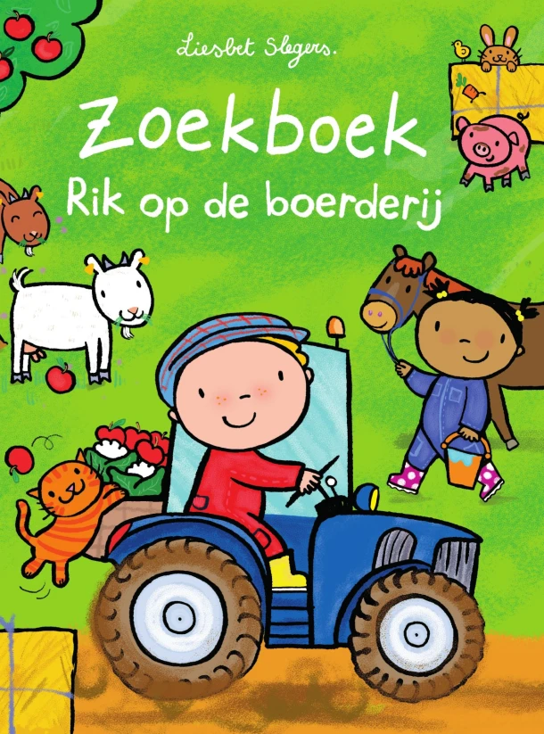 Zoekboek Rik op de boerderij – Liesbet Slegers – boek cover