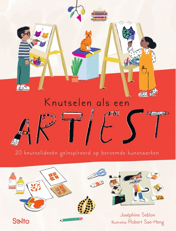 Knutselen als een artiest – Joséphine Seblonn – boek cover