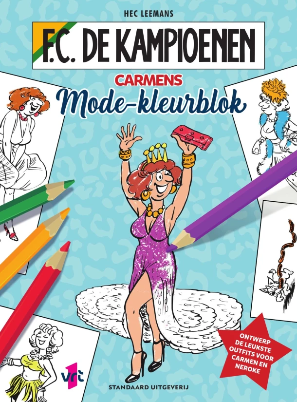 Carmens Mode-kleurblok – Hec Leemans – boek cover