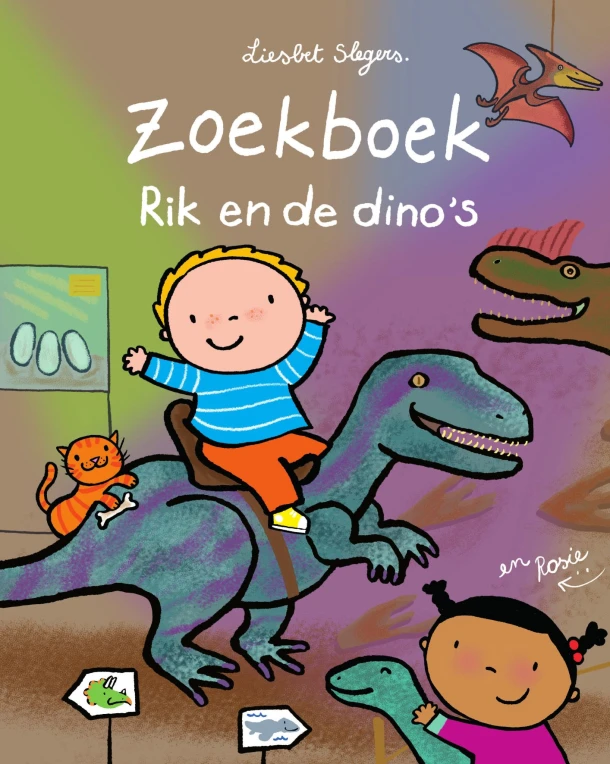 Zoekboek Rik en de dino's – Liesbet Slegers – boek cover