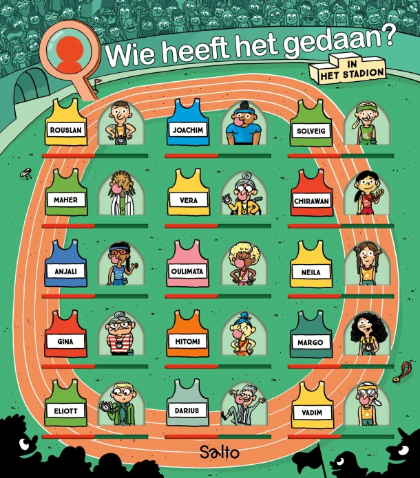 Wie heeft het gedaan? In het stadion – Pascal Prévot – boek cover