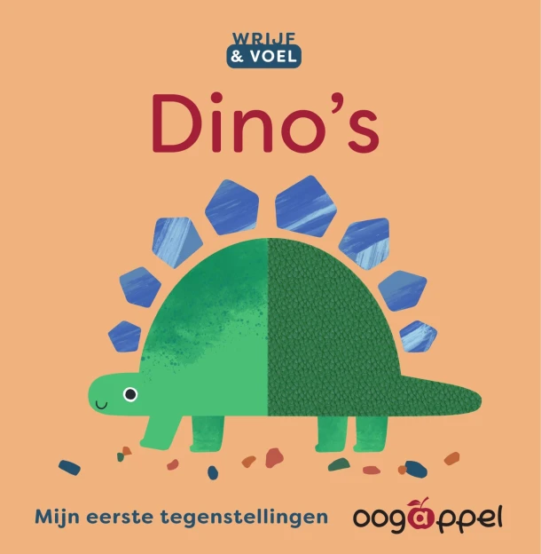 Wrijf & voel: Dino's – Happy Yak – boek cover