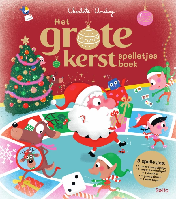 Het grote kerstspelletjesboek – Charlotte Ameling – boek cover