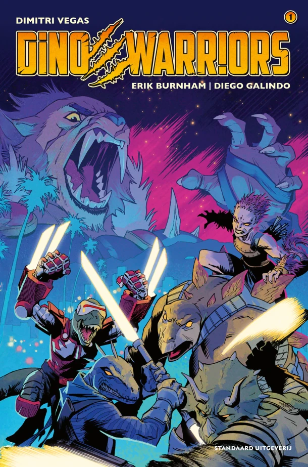 Dino Warriors – Erik Burnham – boek cover