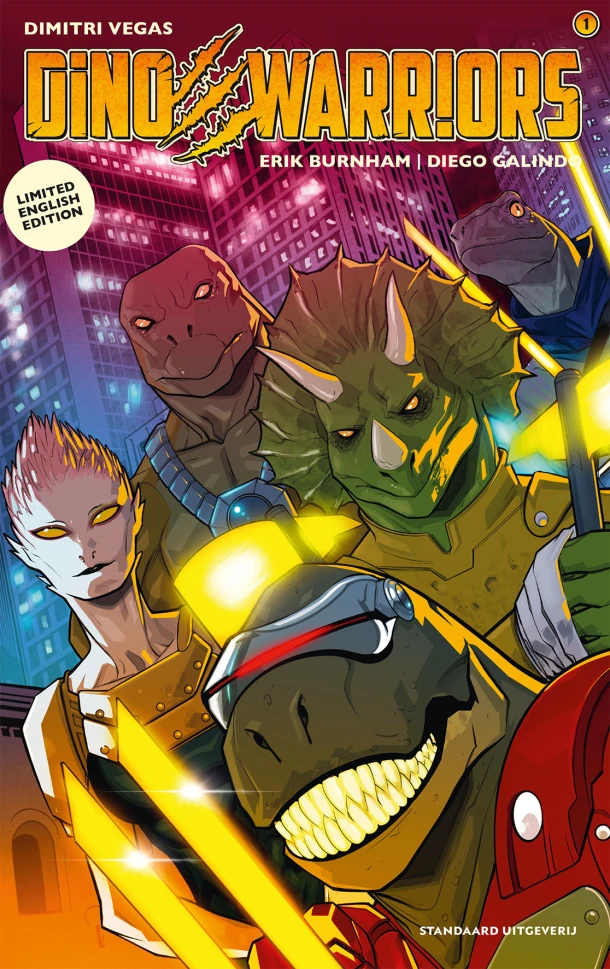 Dino Warriors Engels 1 – Erik Burnham – boek cover