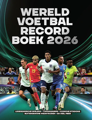 Wereldvoetbalrecordboek 2026 – Keir Radnedge – boek cover