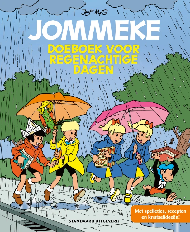 Jommeke Doeboek voor regenachtige dagen – Jef Nys – boek cover