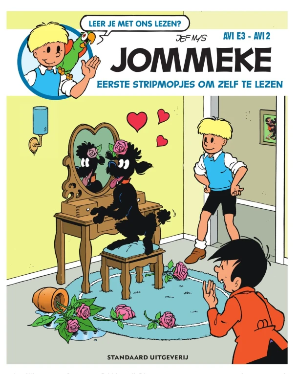 Eerste stripmopjes om zelf te lezen – Jef Nys – boek cover