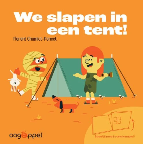 We slapen in een tent – Florent Chamiot-Poncet – boek cover