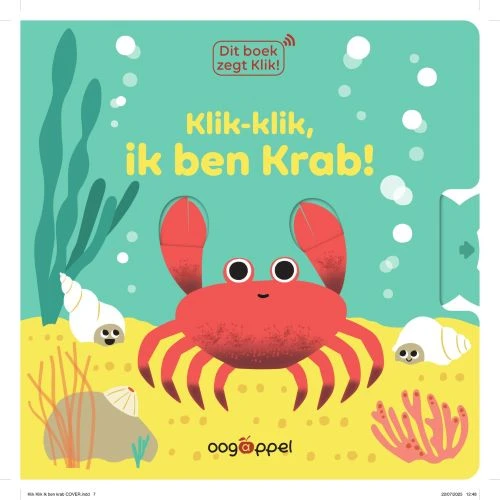 Klik-klik, ik ben een krab! – Amy Blay – boek cover