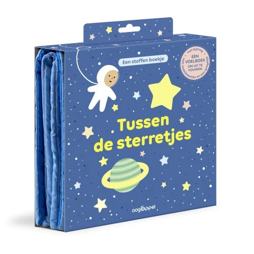 Tussen de sterretjes - Een stoffen boekje – Bruno Douin – boek cover