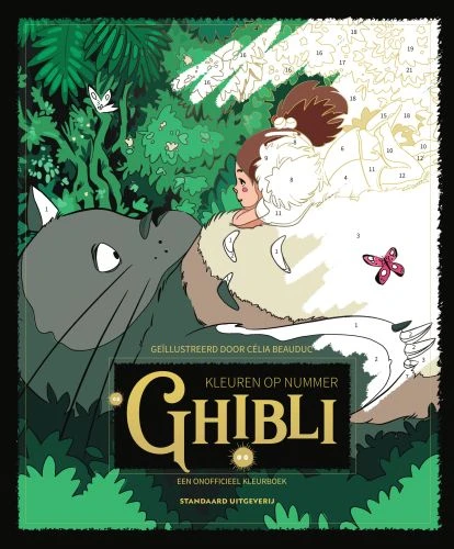 Kleuren op nummer - Ghibli – Célia Beauduc – boek cover