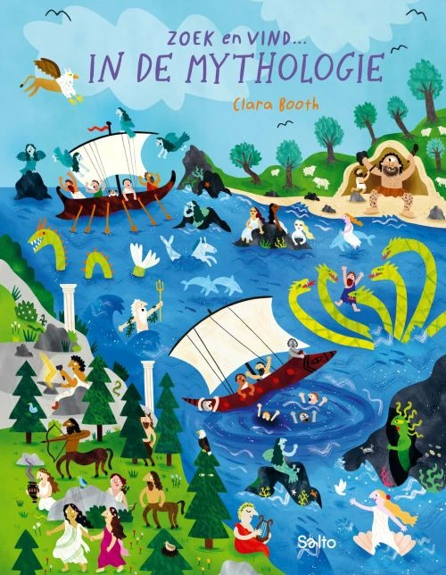 Zoek en vind... in de mythologie – Clara Booth – boek cover
