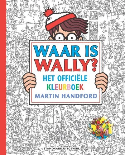 Waar is Wally? Het officiële kleurboek – Martin Handford – boek cover