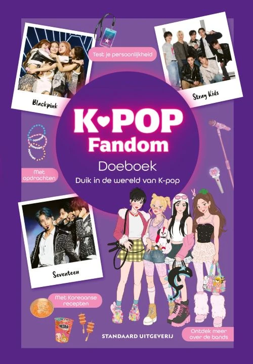 K-POP Fandom doeboek – Delphine Bourgoin – boek cover