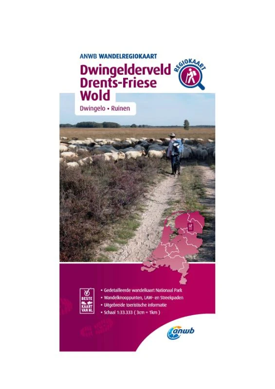 Dwingelderveld, Drents-Friese Wold 1:33.333 – ANWB – boek cover